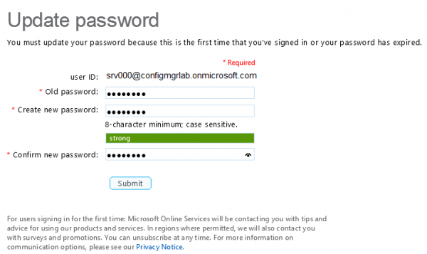 Hey we need to change the password :)